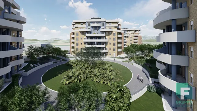 La Primula — render di progetto del complesso (2 di 4)