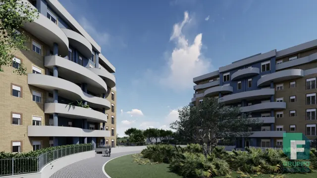 La Primula — render di progetto del complesso (3 di 4)
