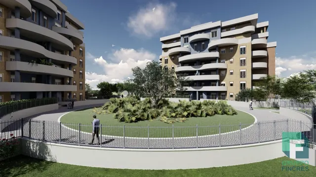 La Primula — render di progetto del complesso (4 di 4)