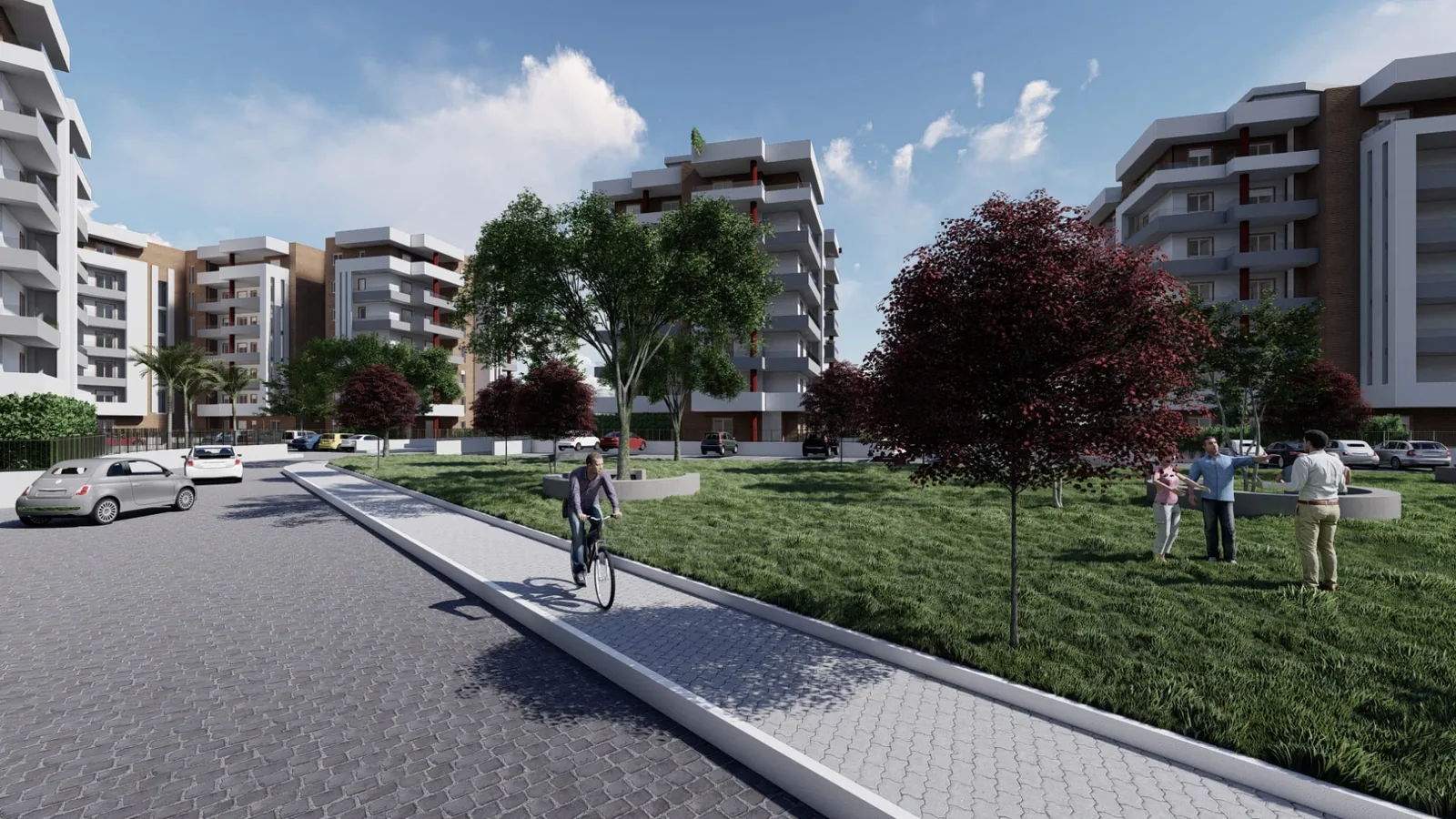 Residenze Il Centro — render del complesso, non dell'unità B21